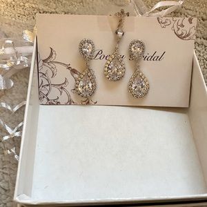 Bridal Crystal Jewelry Set